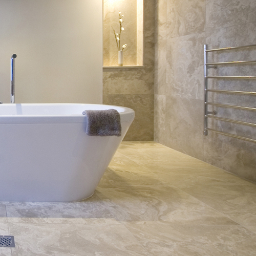 Bathroom tiled in Wrexham